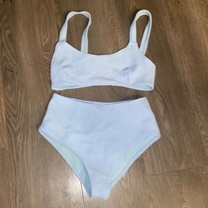 Wanderlust Swim Bikini Set - baby blue
